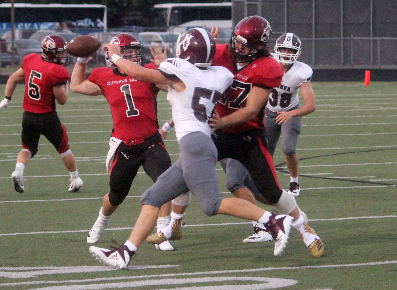 Holmen at Chi-Hi football 8-17-18
